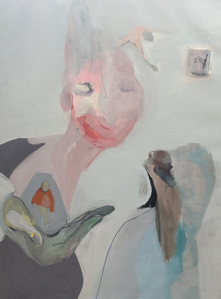 2020. My appearance. 56 x 76 cm. acryl op linnen