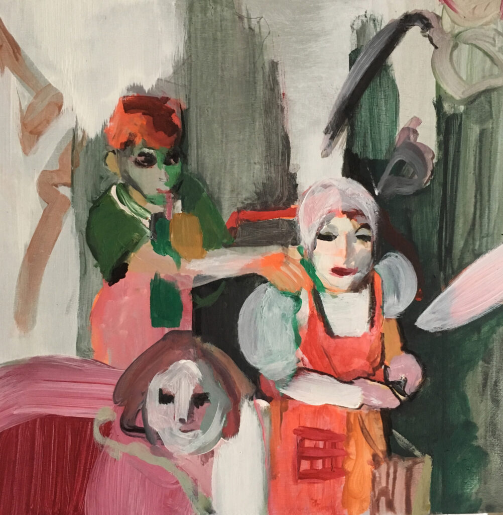 2019. It’s my birthday. 22 x 22 cm. acryl op hout