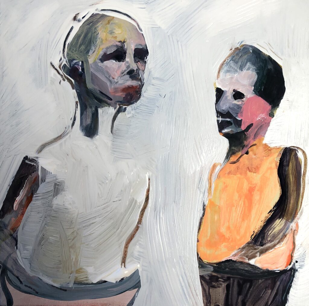 2020. Achter het gezicht. Theater van de wereld. Private collection