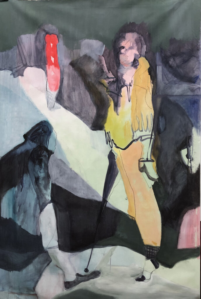 2020. What now? 100 x 150 cm. acryl op canvas
