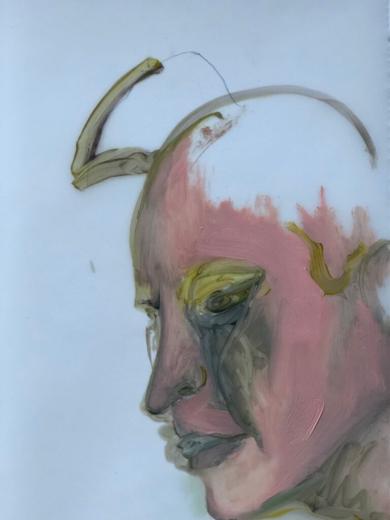 2021. Project. Achter het gezicht. Zachte mysterie. 21 x 29.7 cm