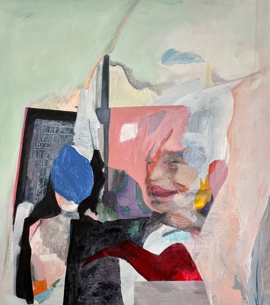 Binnenwereld. 50 x 65 cm. acryl op linnen